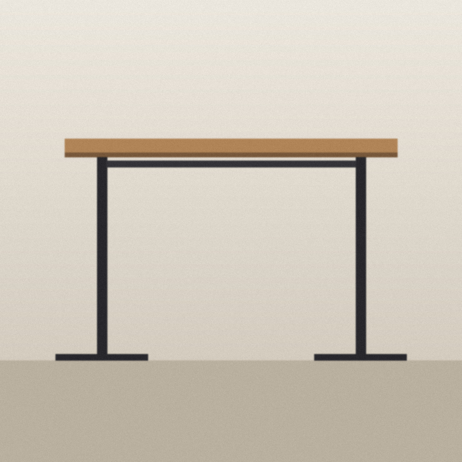 Loft Standing Desk, raised
